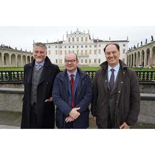 Il vicegovernatore Anzil con i ministri Giuli e Ciriani - Il vicegovernatore Anzil con i ministri Giuli e Ciriani