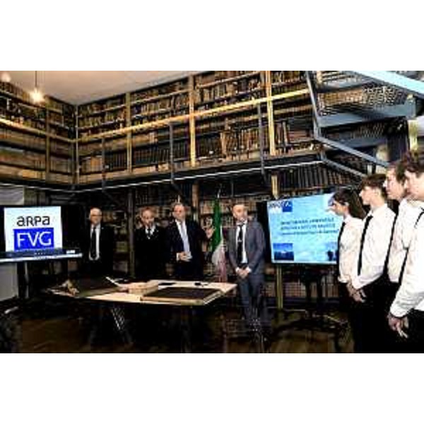 Una fase dell'incontro svoltosi oggi a Trieste - Una fase dell'incontro svoltosi oggi a Trieste