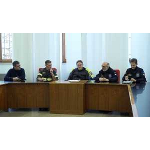 L'assessore Riccardi tra il sindaco di Romans d'Isonzo Michele Calligaris e il direttore generale della Pcr Amedeo Aristei - L'assessore Riccardi tra il sindaco di Romans d'Isonzo Michele Calligaris e il direttore generale della Pcr Amedeo Aristei