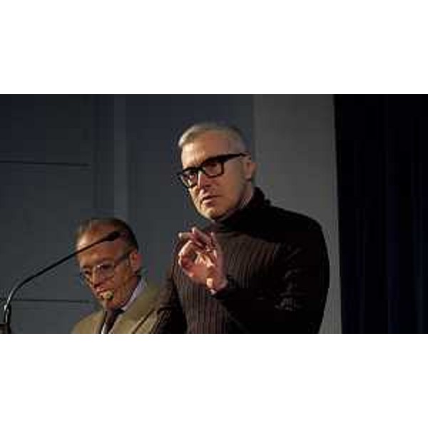 L'assessore regionale alle Attività produttive e turismo Sergio Emidio Bini al Teatro della Casa della Gioventù di Buja alla celebrazione del 60° anniversario della Pro Buja - L'assessore regionale alle Attività produttive e turismo Sergio Emidio Bini al Teatro della Casa della Gioventù di Buja alla celebrazione del 60° anniversario della Pro Buja